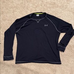 Under Armour Men's Navy Long Sleeve Tee
